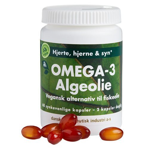 DFI Omega-3 Algeolie - 60 kapsler