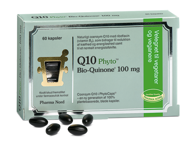 Q10 Phyto, Bio-Quinone 100 mg - 60 kapsler