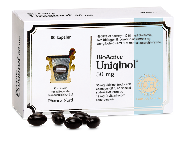 BioActive Uniqinol 50 mg - 90 kapsler