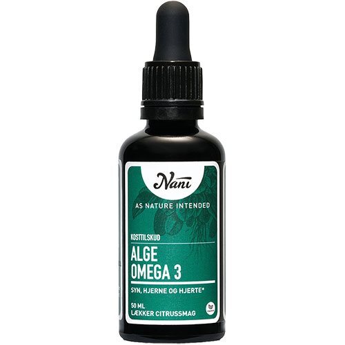 Nani Alge Omega 3 dråber med citrussmag - 50 ml.