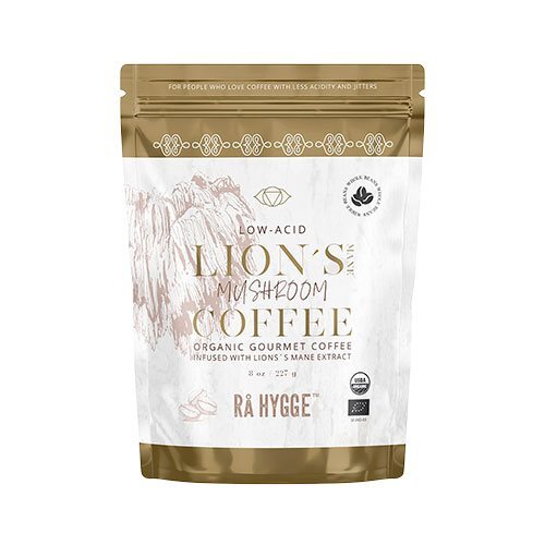 Kaffe m Lion's Mane svampeekstrakt - hele bønner Økologisk - 227 gram