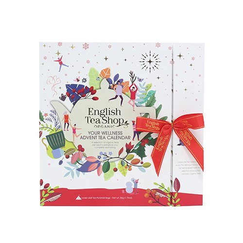 English Tea Shop Julekalender hvid m. te Økologisk  1 pk.