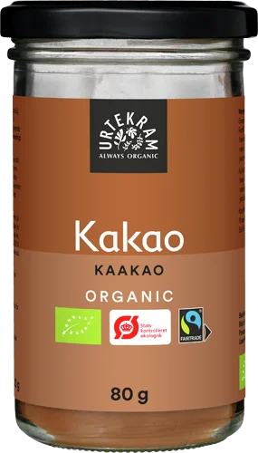 Kakao ren Økologisk Max Havelaar - 80 gram.