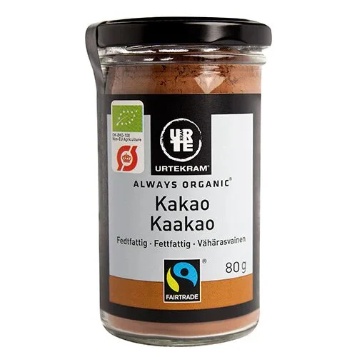 Kakao ren Økologisk Max Havelaar - 80 gram.