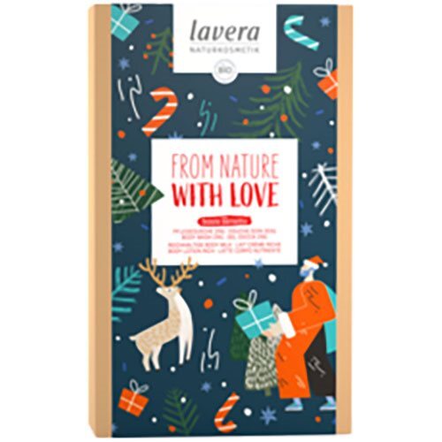 Lavera Gift Set From Nature with Love - værdi 139,90 kr. Body Wash 2in1 250 ml + Body Lotion 250 ml