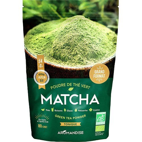 Matcha grøn te pulver Økologisk - 80 gram
