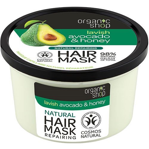 Organic Shop Avocado & Honey Hair Mask - 250 ml.