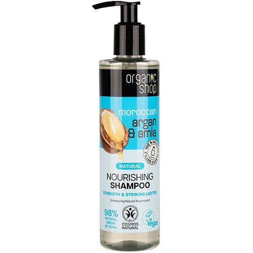 Organic Shop Nourishing Shampoo - Argan & Amla - 280 ml.
