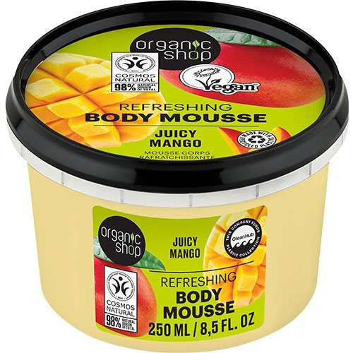 Organic Shop Refreshing Body Mousse - Juicy Mango - 250 ml.