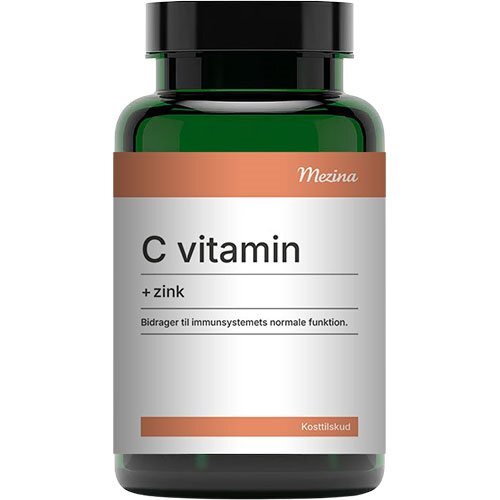 Mezina C vitamin+zink - 150 tabletter
