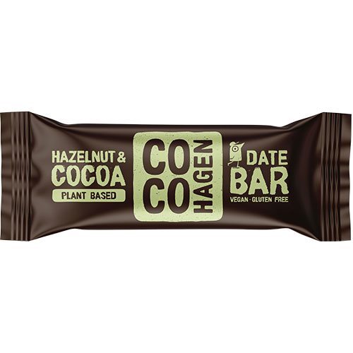 COCOHAGEN Bar med hasselnød og kakao Økologisk - 40 gram