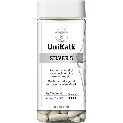 Unikalk Silver 5 - 180 tabletter