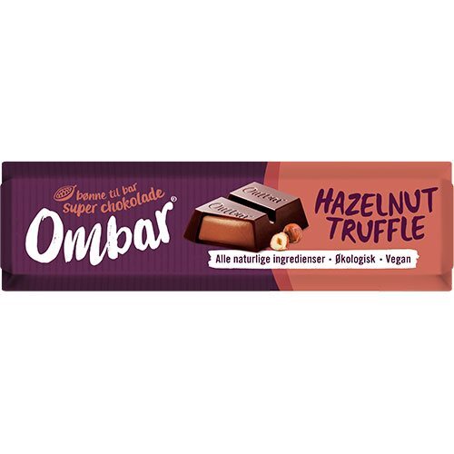 Ombar Hazelnut Truffle Økologisk - 42 gram