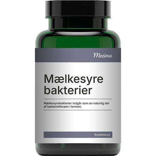 Mezina Mælkesyrebakterier Probiotika - 60 kapsler