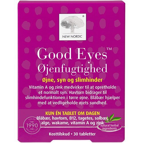 Good Eyes Øjenfugtighed - 30 tabletter