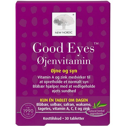Good Eyes Øjenvitamin - 30 tabletter