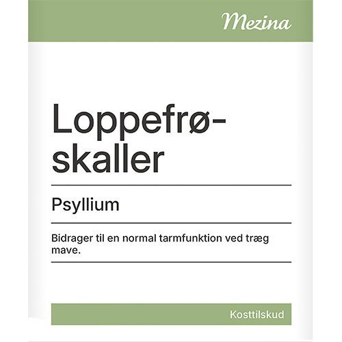 Mezina Loppefrøskaller Psyllium Pulver 450 gram