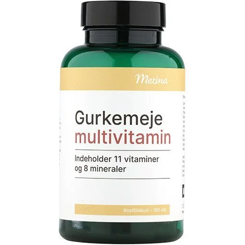 Mezina Mezina Gurkemeje multivitamin - 180 tabletter