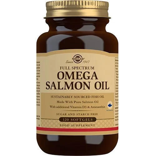 Solgar Full Spectrum Omega Salmon Oil - 120 kapsler