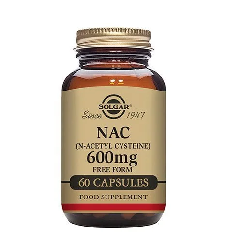 Solgar NAC (N-Acetyl Cysteine) 600 mg - 60 kapsler
