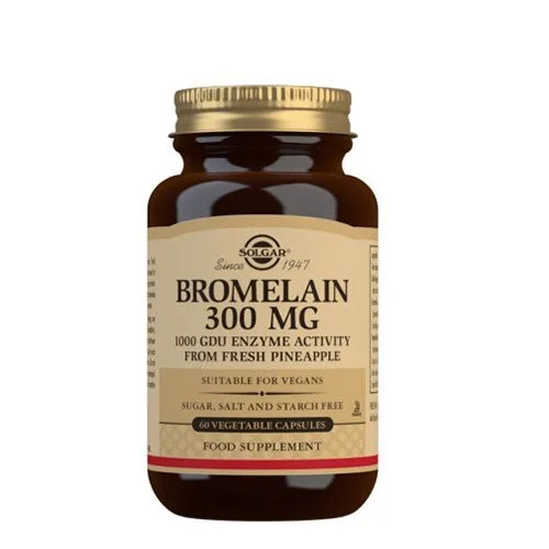 Solgar Bromelain 300 mg - 60 kapsler