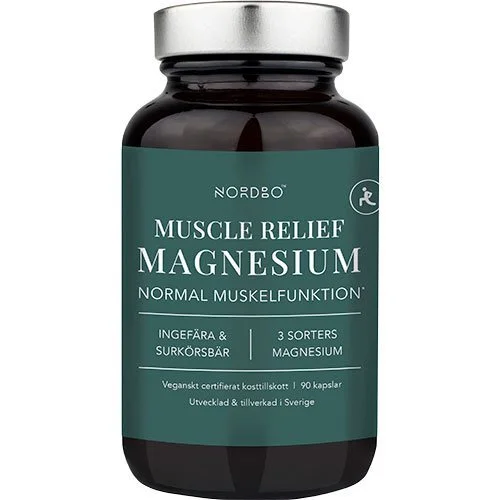 Muscle Relief Magnesium - 90 kapsler