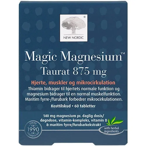 Magic Magnesium Taurat - 60 tabletter