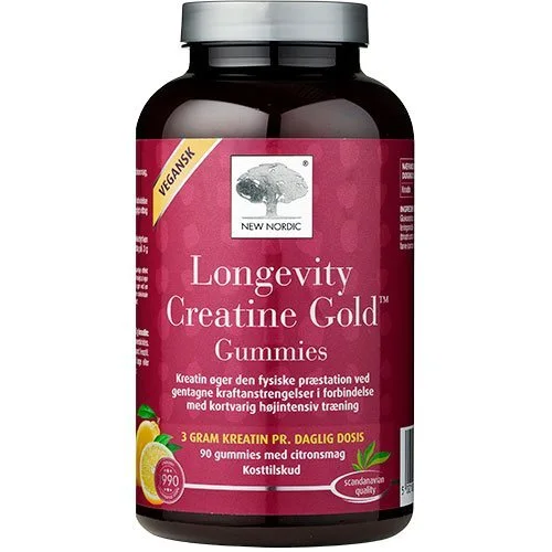 Longevity Creatine Gold Gummies - 90 stk