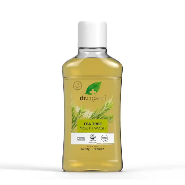 Dr. Organic Mundskyl Tea Tree - 500 ml.