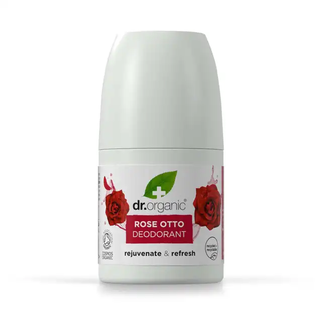 Dr. Organic Deodorant Rose Otto - 50 ml.