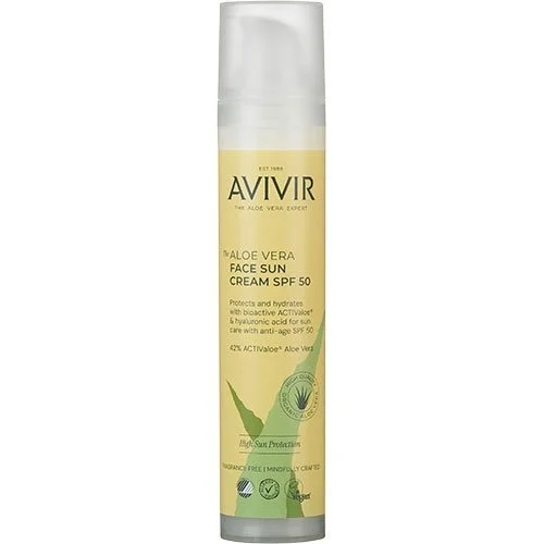 Aloe Vera Face Sun cream SPF50 - 50 ml.