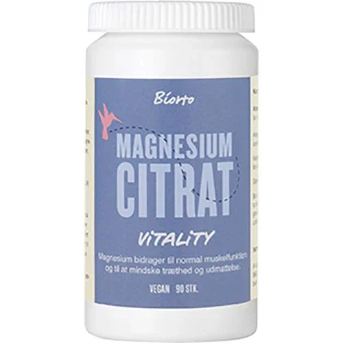Magnesium Citrat - 90 kapsler