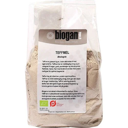 Teffmel Økologisk - 500 gram