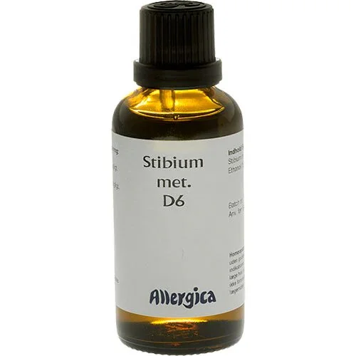 Stibium met. D6 - 50 ml.