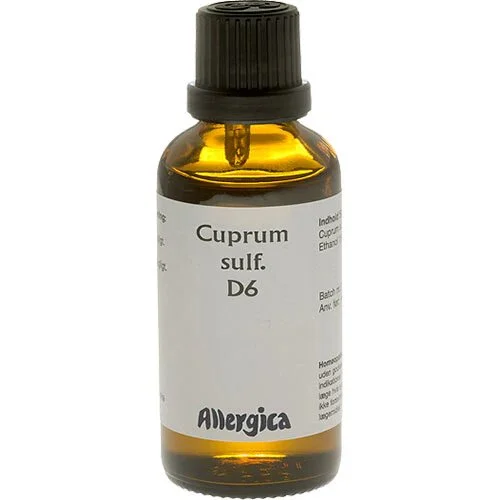 Cuprum sulf. D6 - 50 ml.