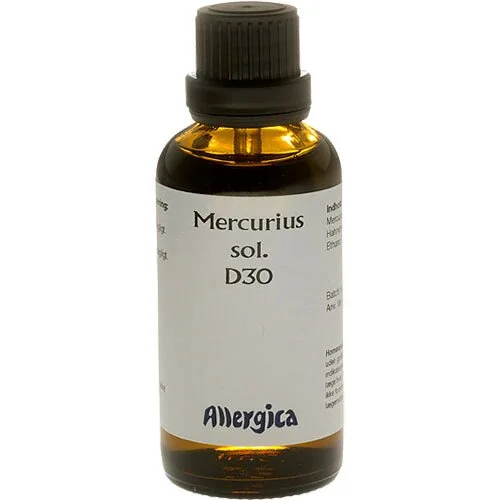 Mercurius sol. D30 - 50 ml.