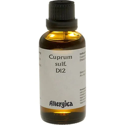 Cuprum sulf. D12 - 50 ml.
