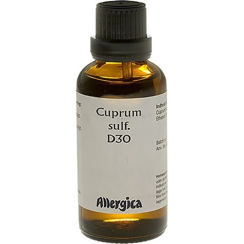 Cuprum sulf. D30 - 50 ml.