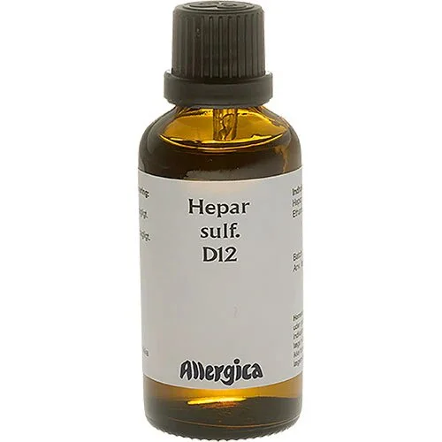 Hepar sulf. D12 - 50 ml.