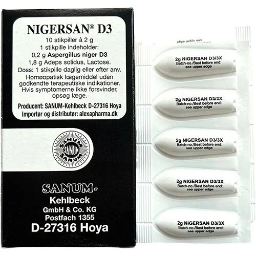 Nigersan stikpiller D3 - 5 stk