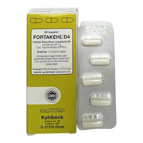 Fortakehl kapsler D4 - 20 kapsler 