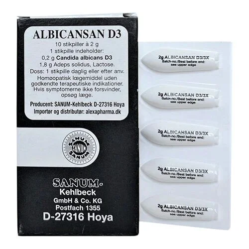 Albicansan stikpiller D3 - 1 pk