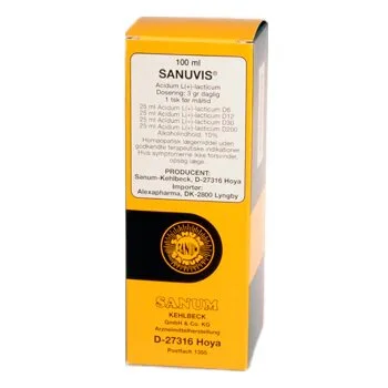 Sanuvis (L+mælkesyre) - 100 ml.
