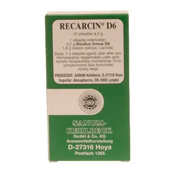 Recarcin D6 stikpiller 10 stk