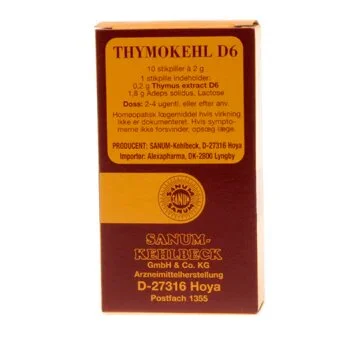Thymokehl D6 stikpiller 10 stk