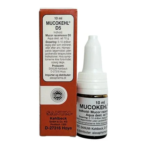 Mucokehl dråber D5 - 10 ml.
