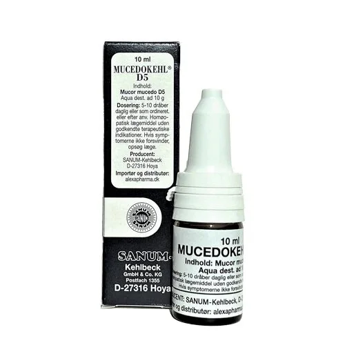 Mucedokehl D5 dråber - 10 ml.