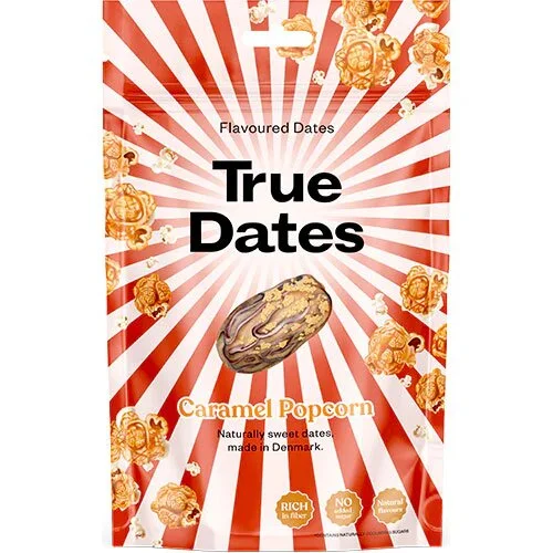 True Dates - Caramel Popcorn - 100 gram