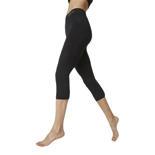 Leggings 3/4 sort str. XL