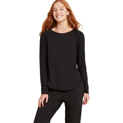 Goodnight Raglan Sleep Top Black S